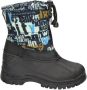 Snow Fun snowboots donkerblauw multi Synthetisch Tekst 28 - Thumbnail 1