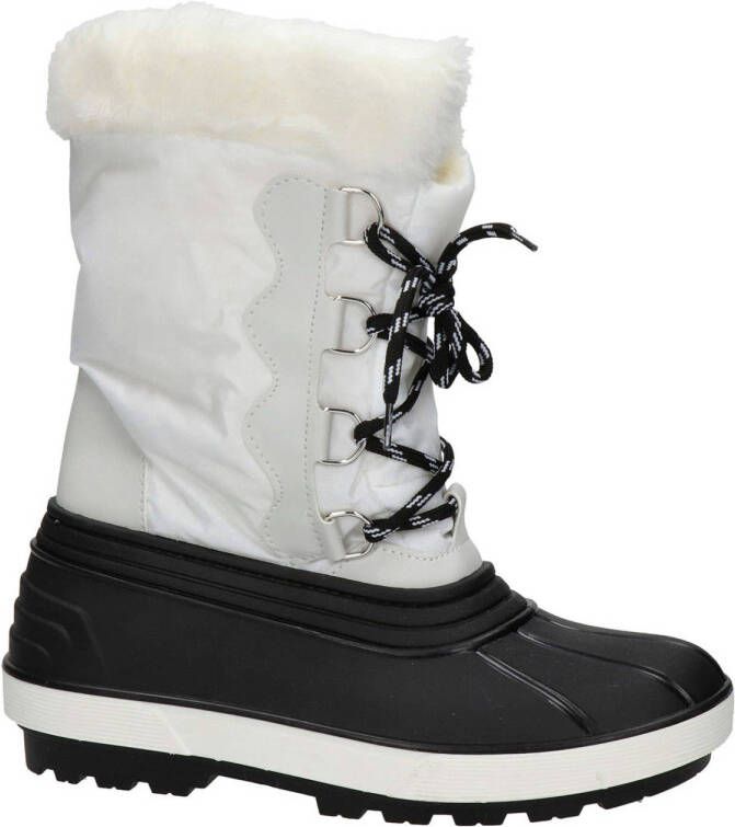 Snow Fun snowboots zwart zilver