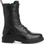 S.Oliver chunky veterboots zwart - Thumbnail 1