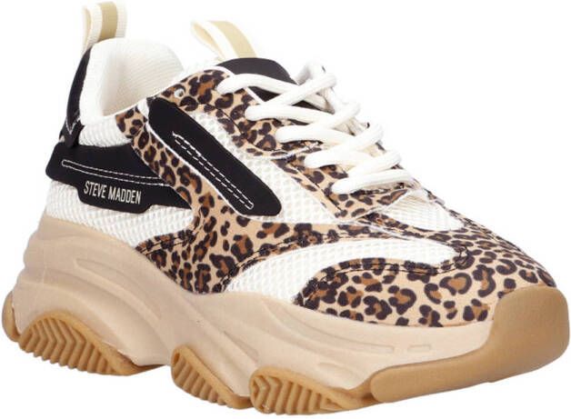 Steve Madden JPossession chunky sneakers beige zwart