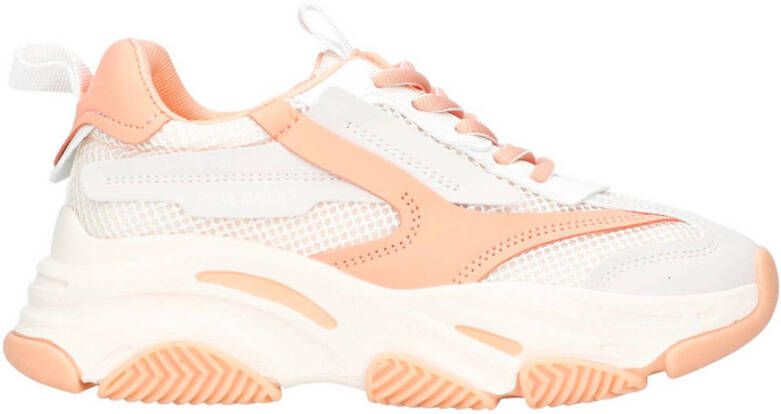 Steve Madden JPossession chunky sneakers wit oranje