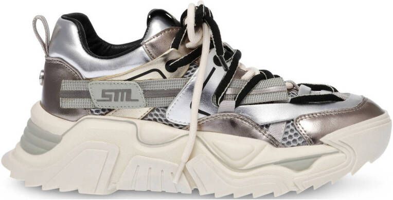 Steve Madden Kingdom-E chunky sneakers zilver