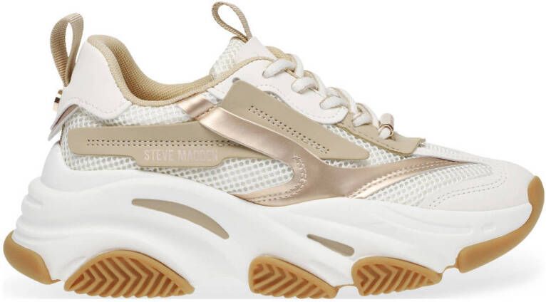 Steve Madden Possession-E chunky sneakers beige wit