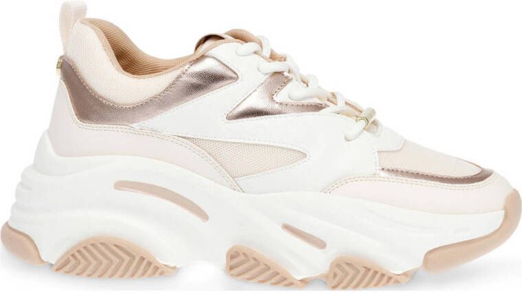 STEVE MADDEN Progressive | cream rose gold Beige Mesh Lage sneakers Dames