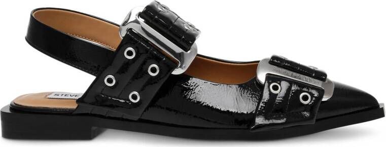 Steve Madden slingback loafers zwart