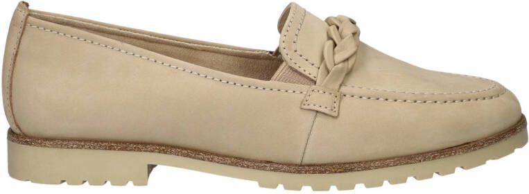 Tamaris nubuck loafers beige