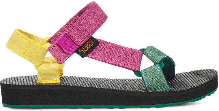 Teva sandalen roze geel groen Meisjes Textiel Meerkleurig 29 30