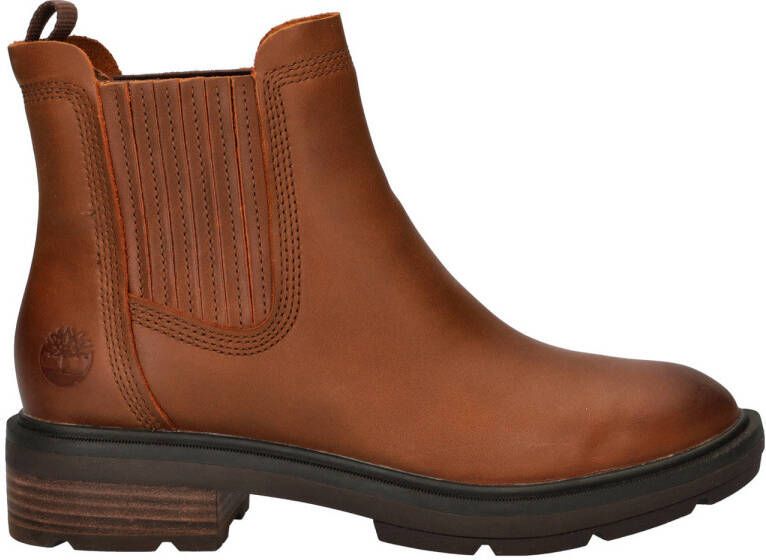 Timberland Brimfield nubuck chelsea boots cognac