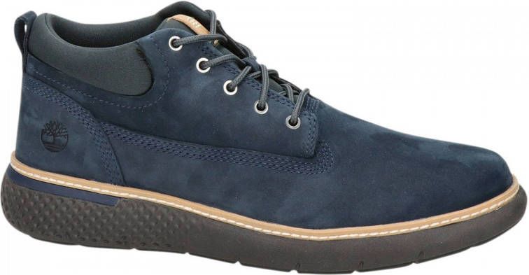 Timberland Cross Mark PT Chukka nubuck veterboots donkerblauw