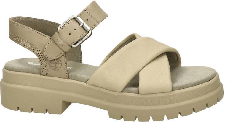 Timberland London Vibe leren sandalen taupe