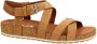 Timberland Women's Malibu Waves Ankle Strap Sandal Sandalen bruin - Thumbnail 1