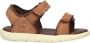 Timberland Nubble nubuck sandalen cognac Bruin Effen 27 - Thumbnail 1