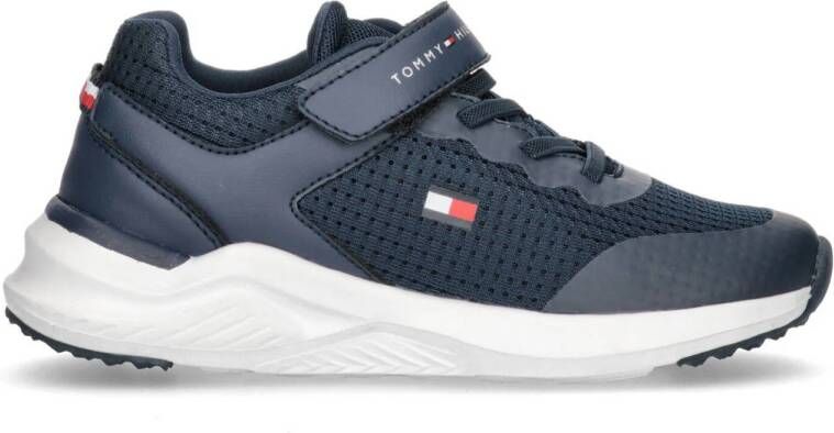 Tommy Hilfiger Blauw Jongens Textiel Logo 30 Sneakers