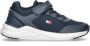 Tommy Hilfiger Blauw Jongens Textiel Logo 30 Sneakers - Thumbnail 1