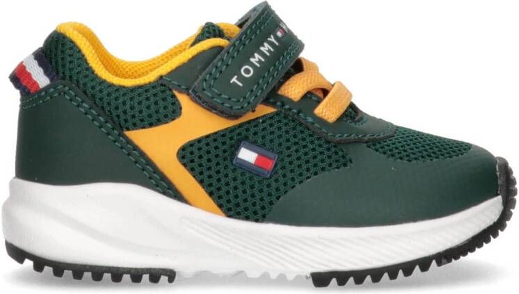 Tommy Hilfiger Groen Jongens Textiel 24 Sneakers