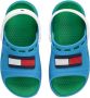 Tommy Hilfiger badslippers met hielbandje blauw Rubber 22 - Thumbnail 1