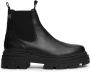 TOMMY HILFIGER Chelsea Boots Dames Combat Maat: 37 Materiaal: Leer Kleur: Zwart - Thumbnail 2