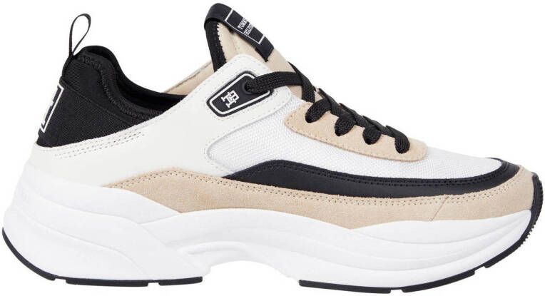 Tommy Hilfiger SPORTY LUX RUNNER sneaker met leren details