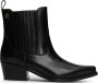 Tommy Hilfiger Western Stijl Leren Cowboy Laarzen Black Dames - Thumbnail 2