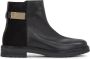 TOMMY HILFIGER Enkelboots Dames Th Logo Chelsea Maat: 39 Materiaal: Leer Kleur: Zwart - Thumbnail 2