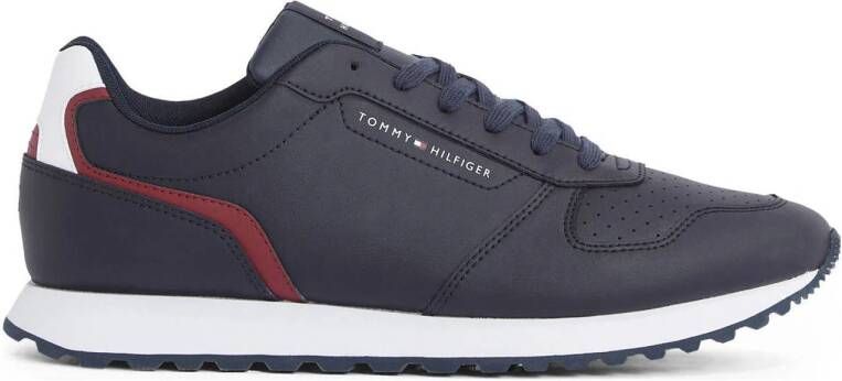 Tommy Hilfiger Plateausneakers NEW RUNNER EVA MIX LTH FLAG vrijetijdsschoen lage schoen veterschoen met logo-opdruk