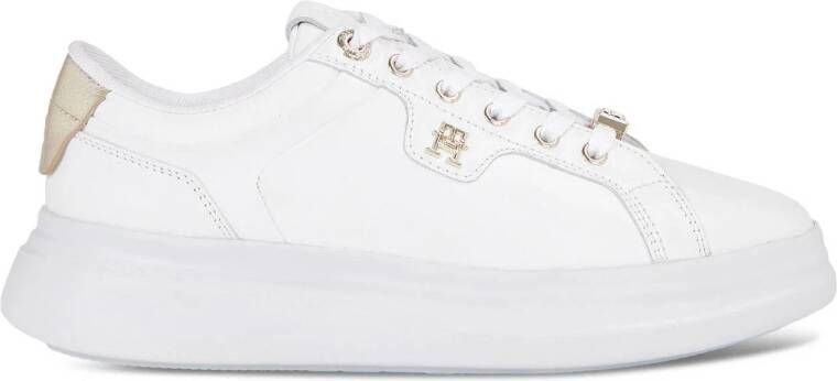 TOMMY HILFIGER Lage Sneakers Dames Pointy Court Hardware Maat: 37 Materiaal: Leer Kleur: Wit