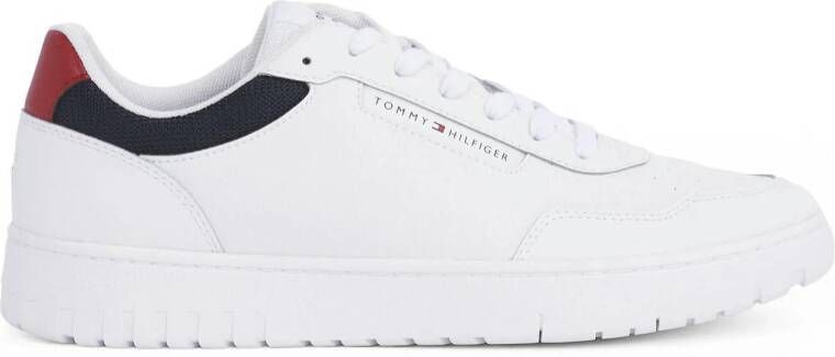 Tommy Hilfiger Sport Tommy Hilfiger Basket Core heren sneaker Wit blauw