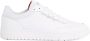 Tommy Hilfiger Witte geperforeerd leren lage sneakers White Heren - Thumbnail 1