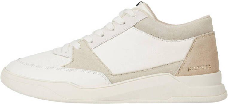 Tommy Hilfiger Sneakers Elevated Hi Cupsole Mix Beige Heren