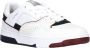 Tommy Hilfiger Sportieve witte vetersneakers met contrastdetails en logoprint Multicolor Heren - Thumbnail 1