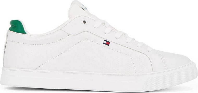 Tommy Hilfiger leren sneakers wit groen