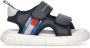 Tommy Hilfiger sandaal zwart Blauw Jongens Synthetisch 25 - Thumbnail 1