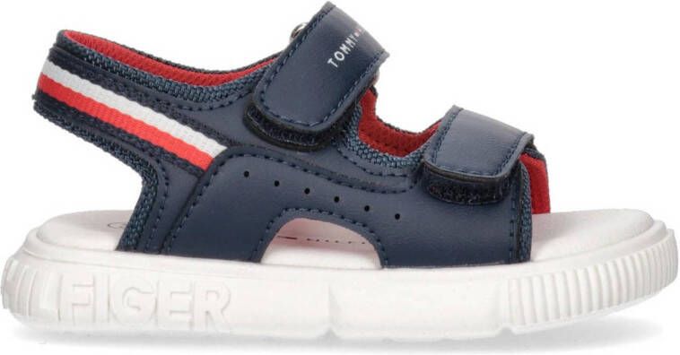 Tommy Hilfiger sandalen donkerblauw Jongens Imitatieleer Logo 24