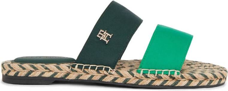 Tommy Hilfiger slippers groen