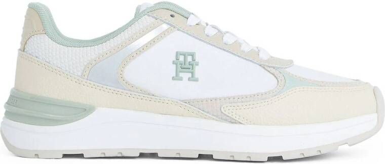 Tommy Hilfiger sneakers beige lichtgroen