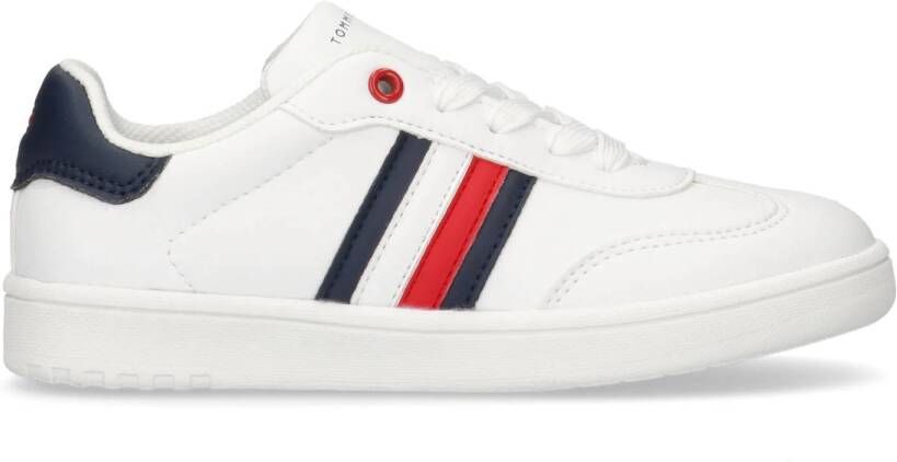 Tommy Hilfiger sneakers wit blauw rood