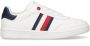 Tommy Hilfiger sneakers wit blauw rood - Thumbnail 1