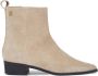 TOMMY HILFIGER Beige Enkellaarsjes Low Cowboy Flat - Thumbnail 2