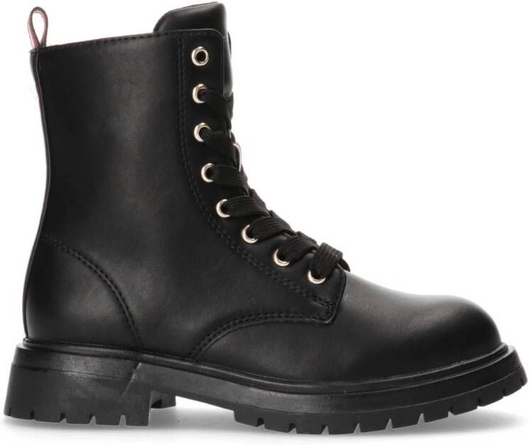 Tommy Hilfiger veterboots zwart