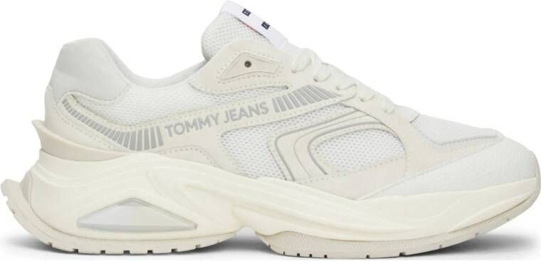 Tommy Hilfiger Sneaker met suède en mesh details