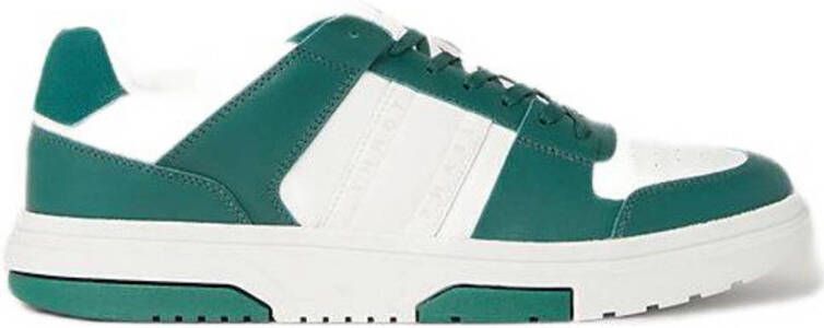 Tommy Hilfiger Leren Cupsole Sneakers voor Mannen Multicolor Heren