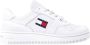 TOMMY JEANS Plateausneakers TJW RETRO BASKET ESS vrijetijdsschoen halfschoen veterschoen met zijlogo-vlag - Thumbnail 2