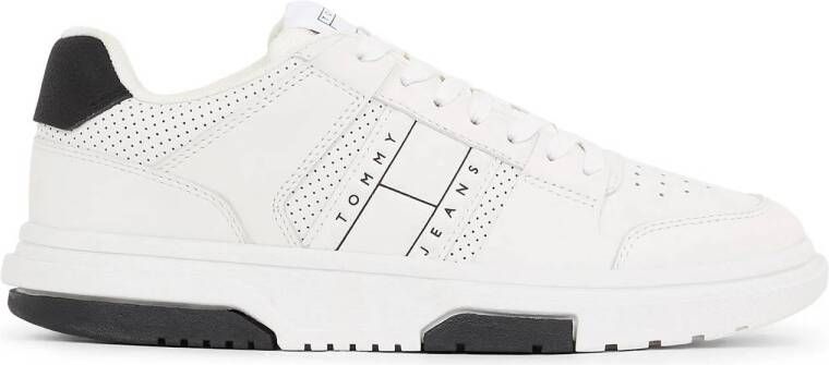 Tommy Jeans Witte Lage Sneakers Brooklyn Elevated White Dames