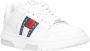 Tommy Jeans The Brooklyn leren sneakers wit - Thumbnail 1