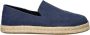 TOMS Santiago Recycled Cotton Canvas Blue Slip-on - Thumbnail 1