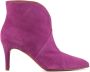 Toral Enkellaarsjes Dames Laarzen Damesschoenen Suède 12804 Fuchsia - Thumbnail 1