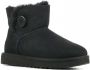 UGG Vrouwen Suède Enkellaarsjes Laarzen Damesschoenen 1016422 Zwart - Thumbnail 1