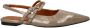 Vagabond Hermine lakleren slingback loafers taupe - Thumbnail 1