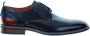 Van Lier Amalfi leren veterschoenen donkerblauw - Thumbnail 1