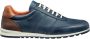 Van Lier Anzano leren sneakers donkerblauw - Thumbnail 1